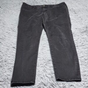 Seven7 Legging Jeans Womens 31x28 Black Wash Denim Skinny Stretch‎ Rear Pockets